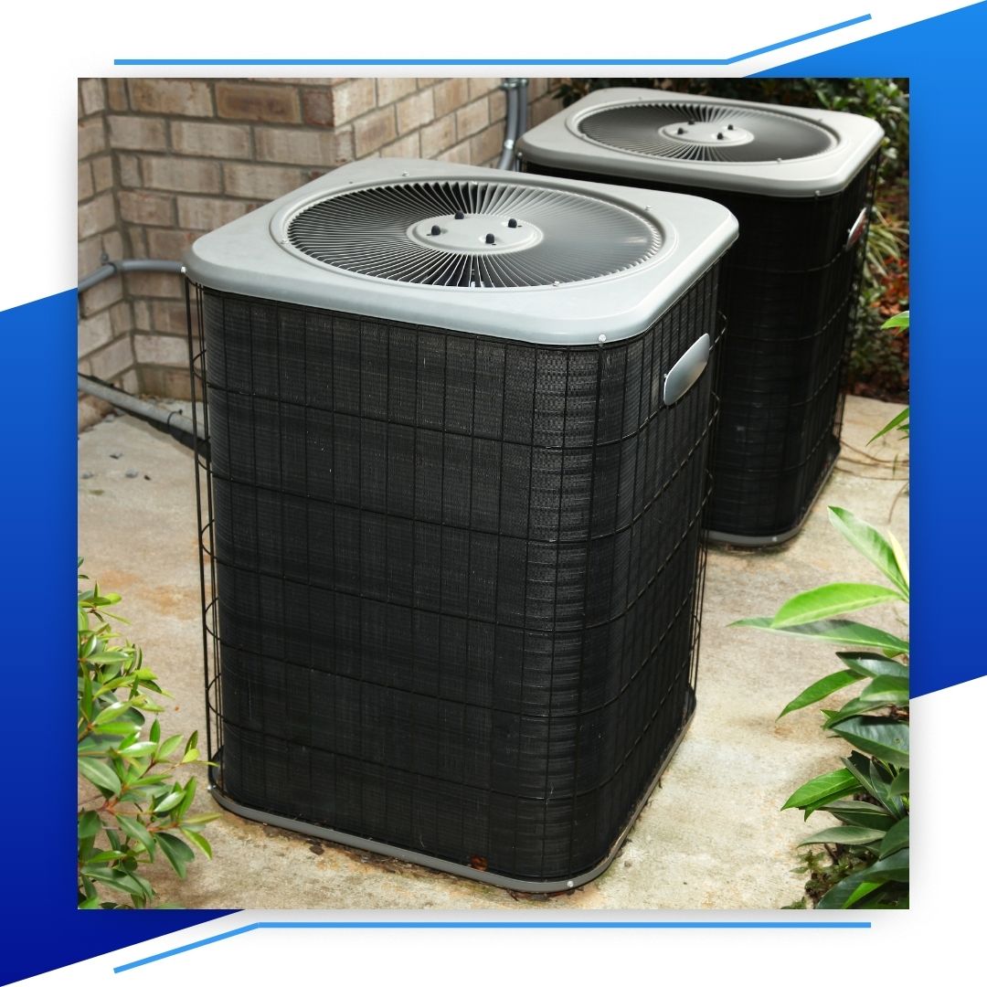 Man repairing an AC unit
